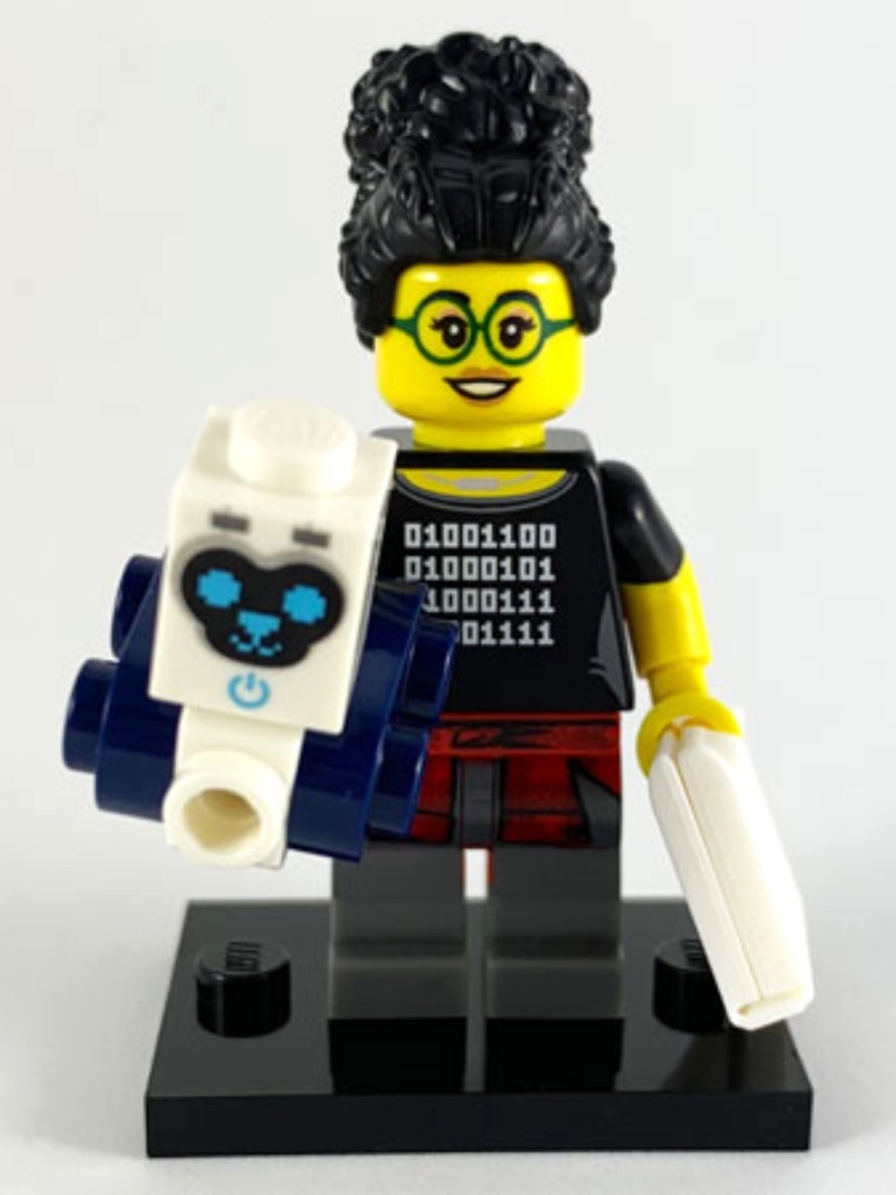 LEGO Series 19 "Programmer" col19-5 With stand, pamphlet and accessories.